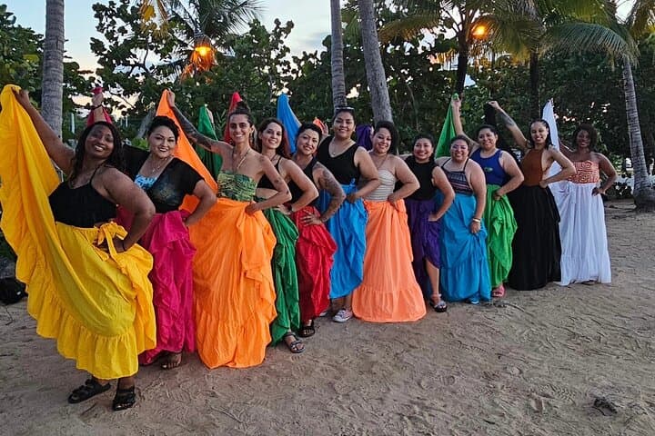 Puerto Rican Folklore Bomba Beach Class with Live Music