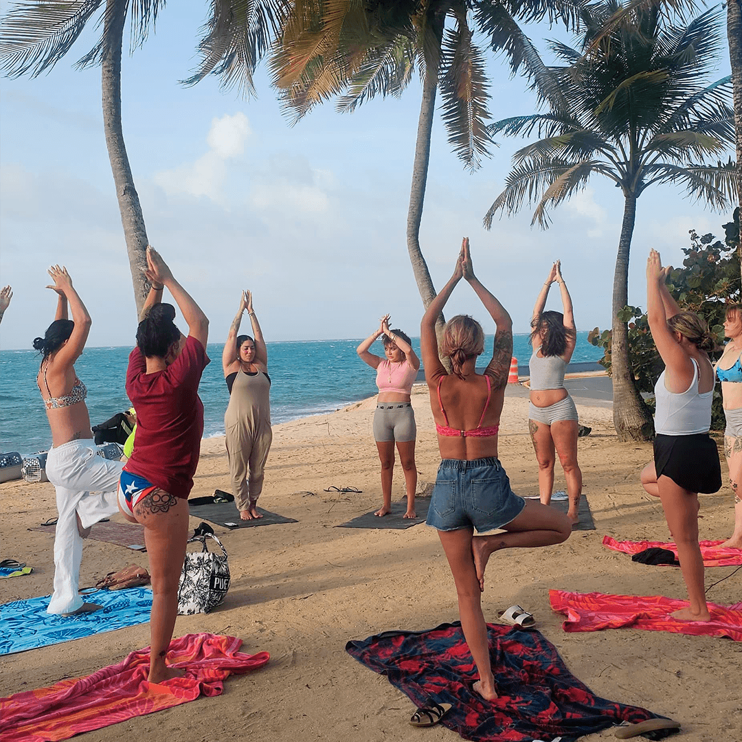 Sunset Yoga Beach Class 